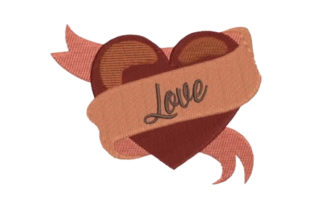 A Designer's Review: The Heart with Ribbon Embroidery
