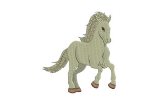 A Galloping Horse Embroidery Design for Meaningful Gifts