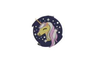 A Magical Unicorn Design for Holiday Embroidery Projects