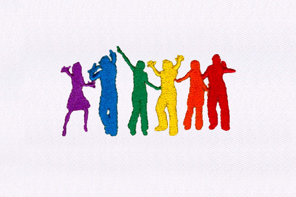 A Practical Review of the Partying Silhouettes Embroidery Design