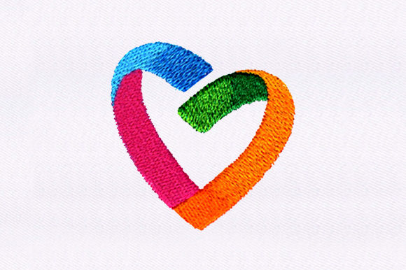 A Professional Review of the Colorful Heart Embroidery Design