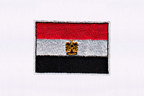 A Warm Review of the Flag of Egypt Embroidery Design
