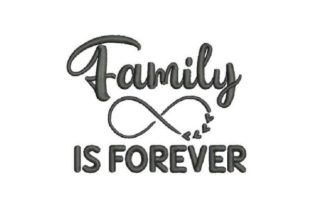 Evaluating the Family is Forever Embroidery Design