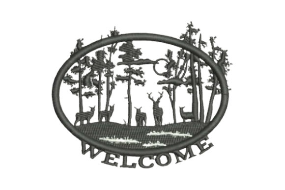Nature Scene Welcome Embroidery Design Review for Creators