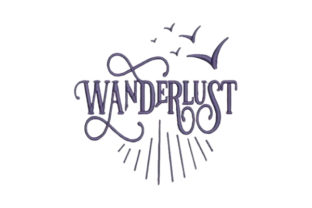 Testing the Wanderlust Embroidery Design for Personalized Gifts
